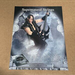 Jerry Only of The Misfits - Dean Markley - 2002 Vintage Print Advertisement